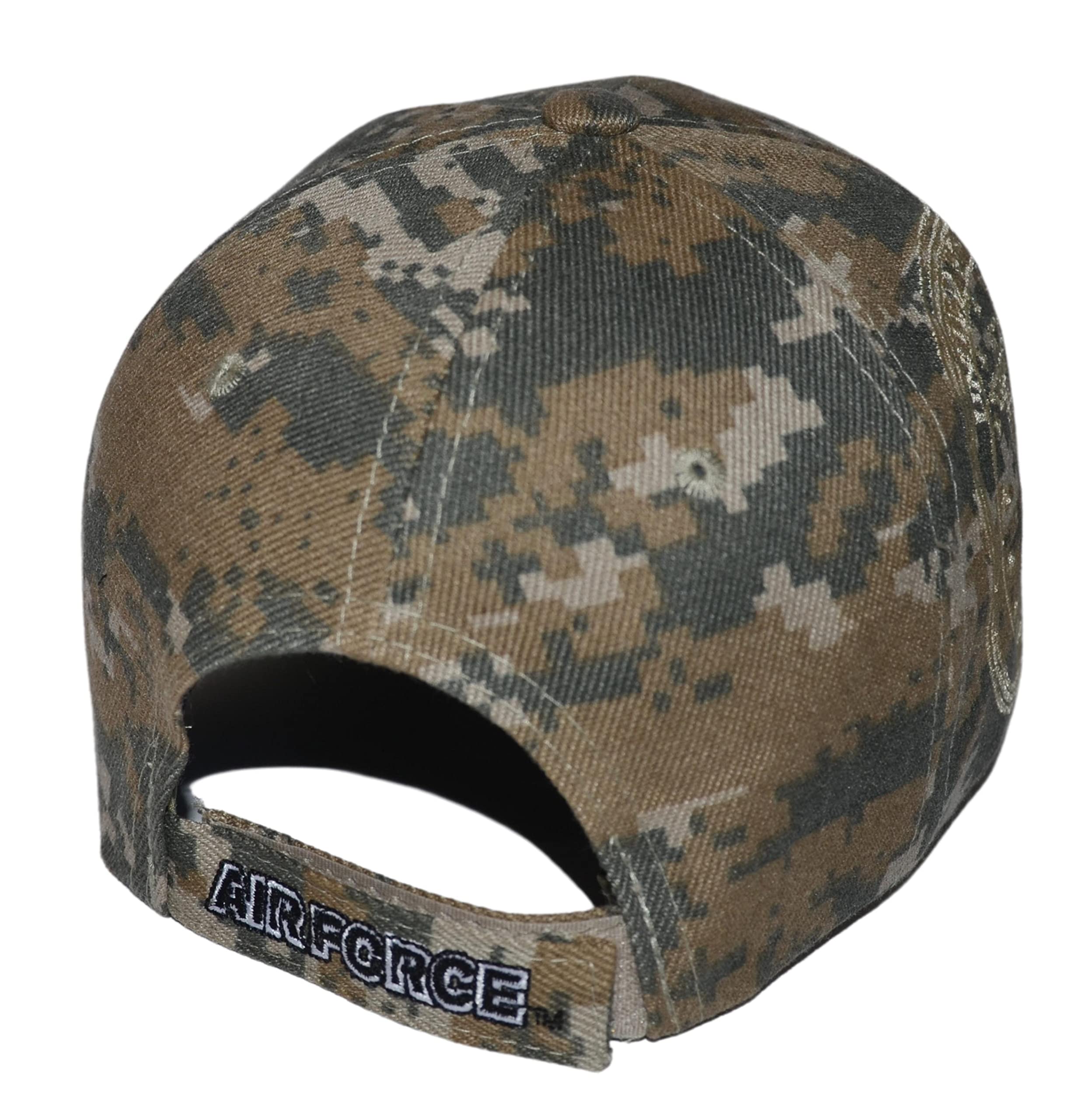 Icon Sports Group US Air Force Hat Official Licensed Military Cap, Unisex Embroidered Camo Military Baseball Cap