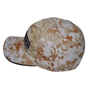 Icon Sports Group US Marine Corps Hat Officially Licensed Digital Camo Military Cap, Unisex Armed Forces Baseball Cap, One Size