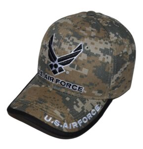 icon sports group us air force hat official licensed military cap, unisex embroidered camo military baseball cap