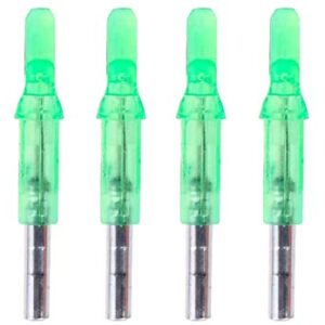 SGerste Lighted Archery LED Arrow Nocks Hunting Internal Arrow Nocks Nocks Tails Fit 6.2mm Arrow Shaft 6pcs