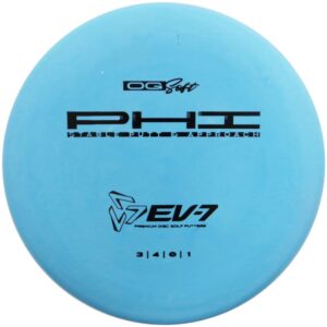 ev-7 og soft phi putter golf disc - 170-175g - colors will vary