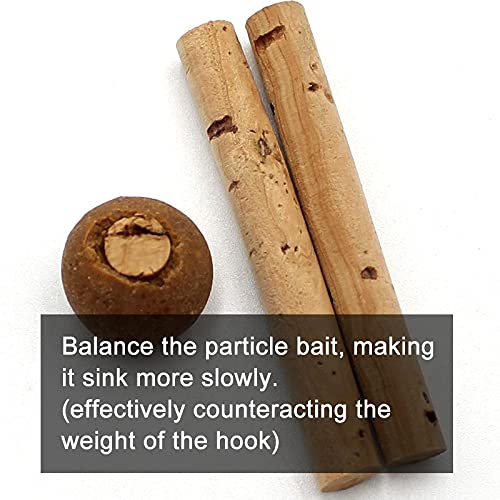 unband 5PCS Carp Fishing Accessories Carp Bait Floating Tool Cork Sticks Pop Up Boilies Lure Balance Terminal Tackle