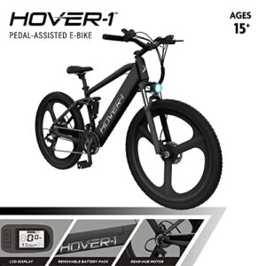 Hover-1 Instinct Electric Bike with 350W Motor, 18 mph Max Speed, 26” Tires, and 40 Miles of Range E Bike for Adults & Teens