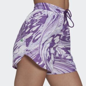 adidas by Stella McCartney TruePurpose Printed Training Shorts Women's, White, Size S