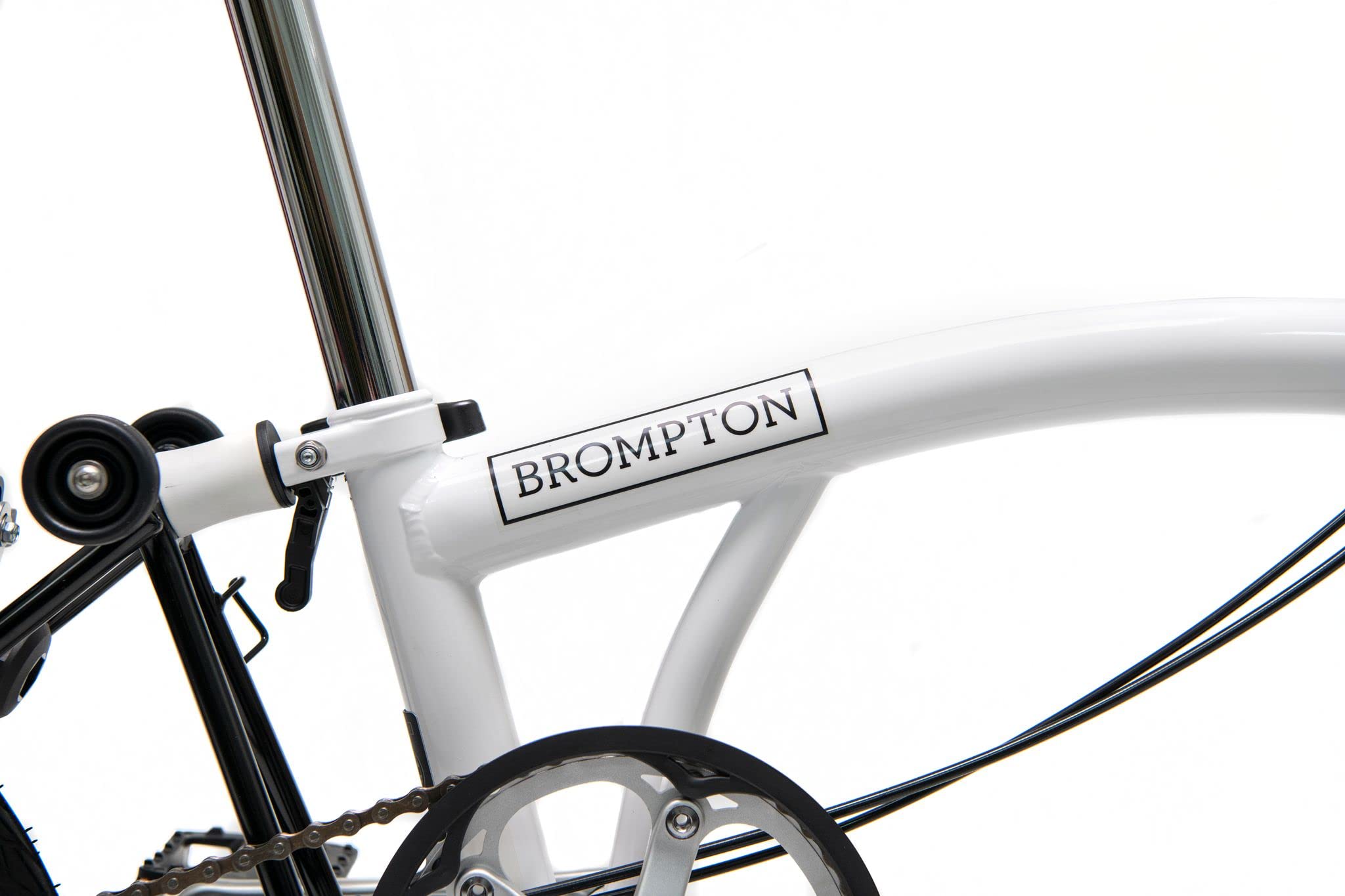 Brompton A Line 3 Speed Folding Bike (White)