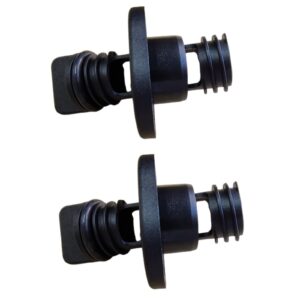 UanofCn Pair of Screw Type Drain Plug for Skeeter Boats Kayaks Thread for 1 inch with Rubber O-Ring