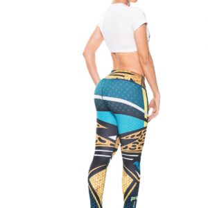 FP Football Leggings for Women Teens, Unisex Leggings, Fiber Colombia Leggings Fitness Workout Running Printed Pants JV Jaguars