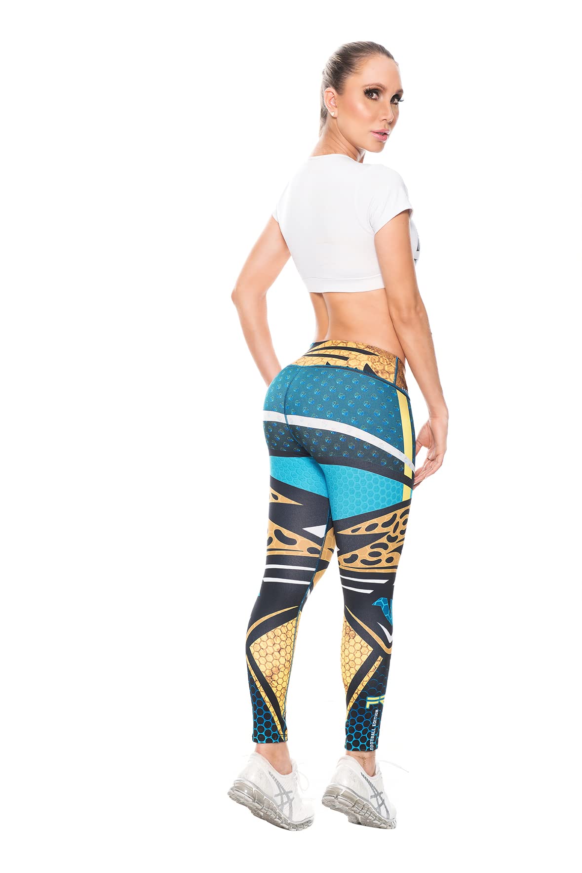 FP Football Leggings for Women Teens, Unisex Leggings, Fiber Colombia Leggings Fitness Workout Running Printed Pants JV Jaguars