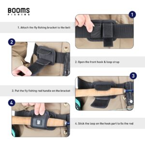 Booms Fishing V05 Fly Fishing Rod Holder, Fly Fishing Accessories, Small Size