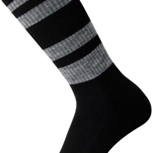 Reebok Men's Crew Socks - 10 Pack Mid-Calf Performance Cushion Comfort Crew Socks - Athletic Socks for Men (6-12.5), Size 6-12.5, Black/Grey Multi