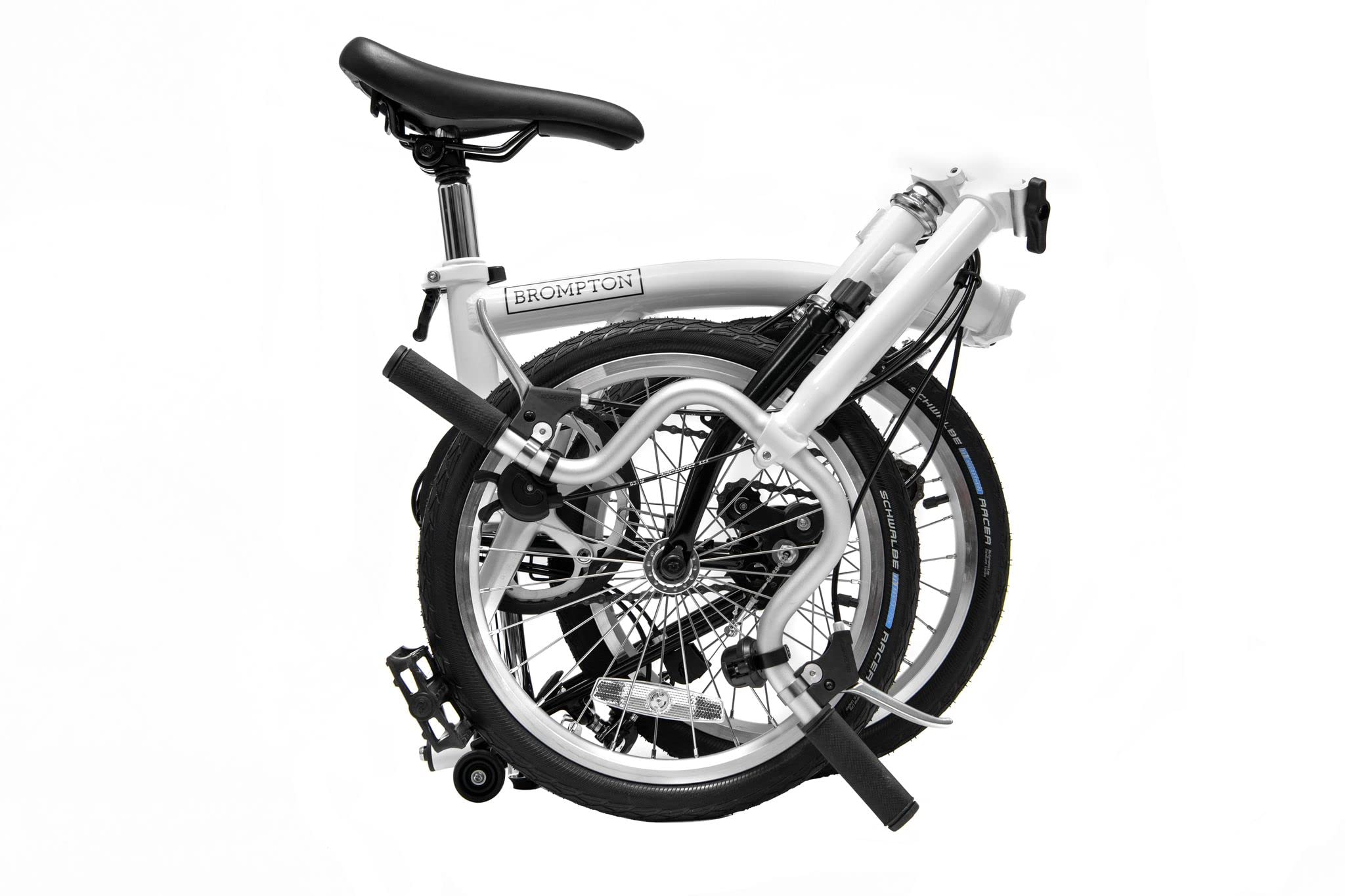 Brompton A Line 3 Speed Folding Bike (White)