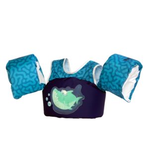 body glove paddle pals motion life jackets -shark uscg approved swim vests for kids 33-55lbs - superior comfort & safety