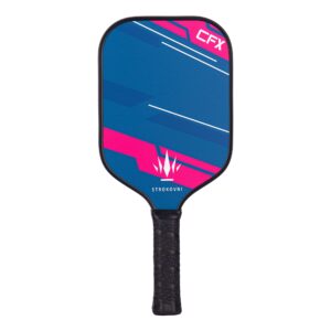 Strokovni CFX Premium Pickleball Paddle | STK Carbon Fiber | Elongated Handle | 16mm Thickness | USAPA Compliant | LITE Weight 8.1 Oz