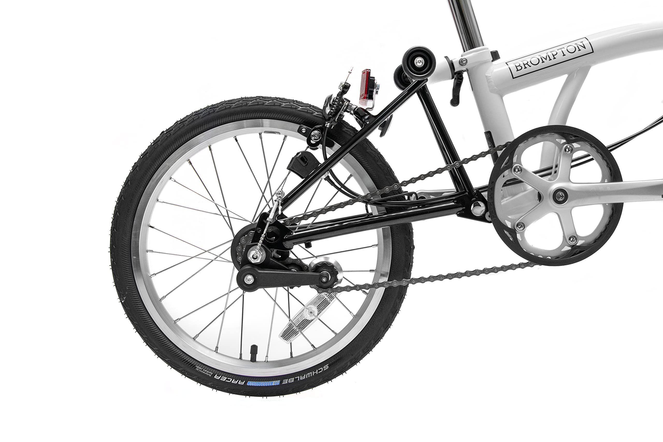 Brompton A Line 3 Speed Folding Bike (White)