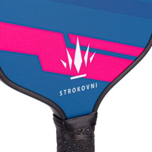 Strokovni CFX Premium Pickleball Paddle | STK Carbon Fiber | Elongated Handle | 16mm Thickness | USAPA Compliant | LITE Weight 8.1 Oz