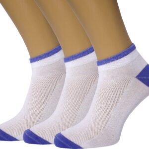 3 Pack Unisex Ultra Thin Breathable Dry Fit Low Cut Running Ankle Socks black white grey color (White/Blue, Shoe Sizes 6-12 US/Socks Sizes 10-13)