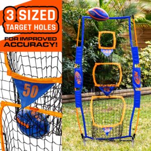 Nerf Pro Pass Football Target - Large 5 FT x 2 FT Target - Improve Any Young Quarterbacks Accuracy