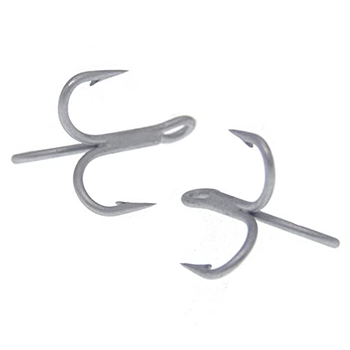 moisture Portable Circle Fish Hooks Set 50 Pcs Hook Strong Short Treble Fishing Hook Fishing Hook Set (Size : 3/0#)