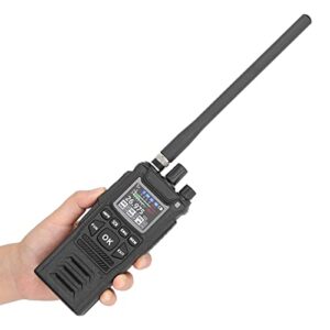 Handheld CB Transceiver, Low Noise Marine Two Way Radios Low Power Consumption IP67 Waterproof Strong Signal Reception Rugged for Boat US Plug