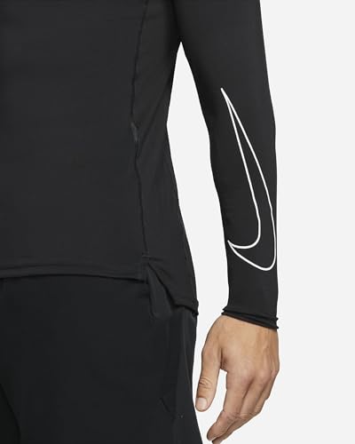 Nike Pro Dri-Fit Men's Slim Fit Long-Sleeve Top (Black, X-Large)