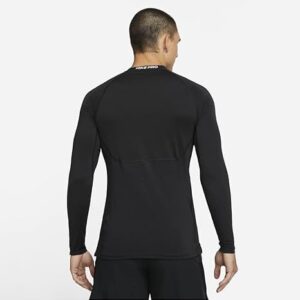 Nike Pro Dri-Fit Men's Slim Fit Long-Sleeve Top (Black, X-Large)