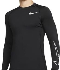 Nike Pro Dri-Fit Men's Slim Fit Long-Sleeve Top (Black, X-Large)