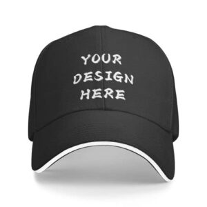 Custom Casquette Hat Custom Hats for Men Design Your Own with Photo Text Customized hat Personalized Baseball Caps for Women, One Size