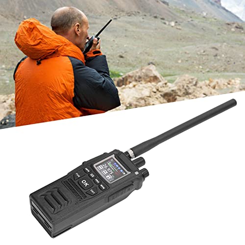 Handheld CB Transceiver, Low Noise Marine Two Way Radios Low Power Consumption IP67 Waterproof Strong Signal Reception Rugged for Boat US Plug