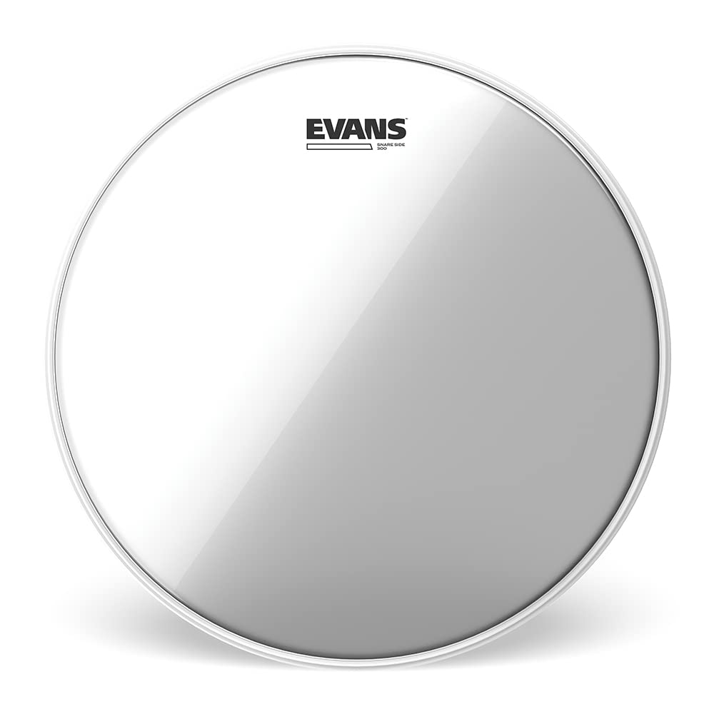 Evans Snare Drum Tune Up Kit - 14 Inch Snare Drum Heads - EC Reverse Dot and Clear Resonant Drumheads - EQ Pods - Snare Wires - Drumsticks - Maintenance Accessories