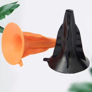 BESPORTBLE Kids Shooting Game 2pcs Orange Arrows Hunting for Replacement Outdoor+ and Black Cup Archery Kids Bow Cups Suction Outdoor Accessories