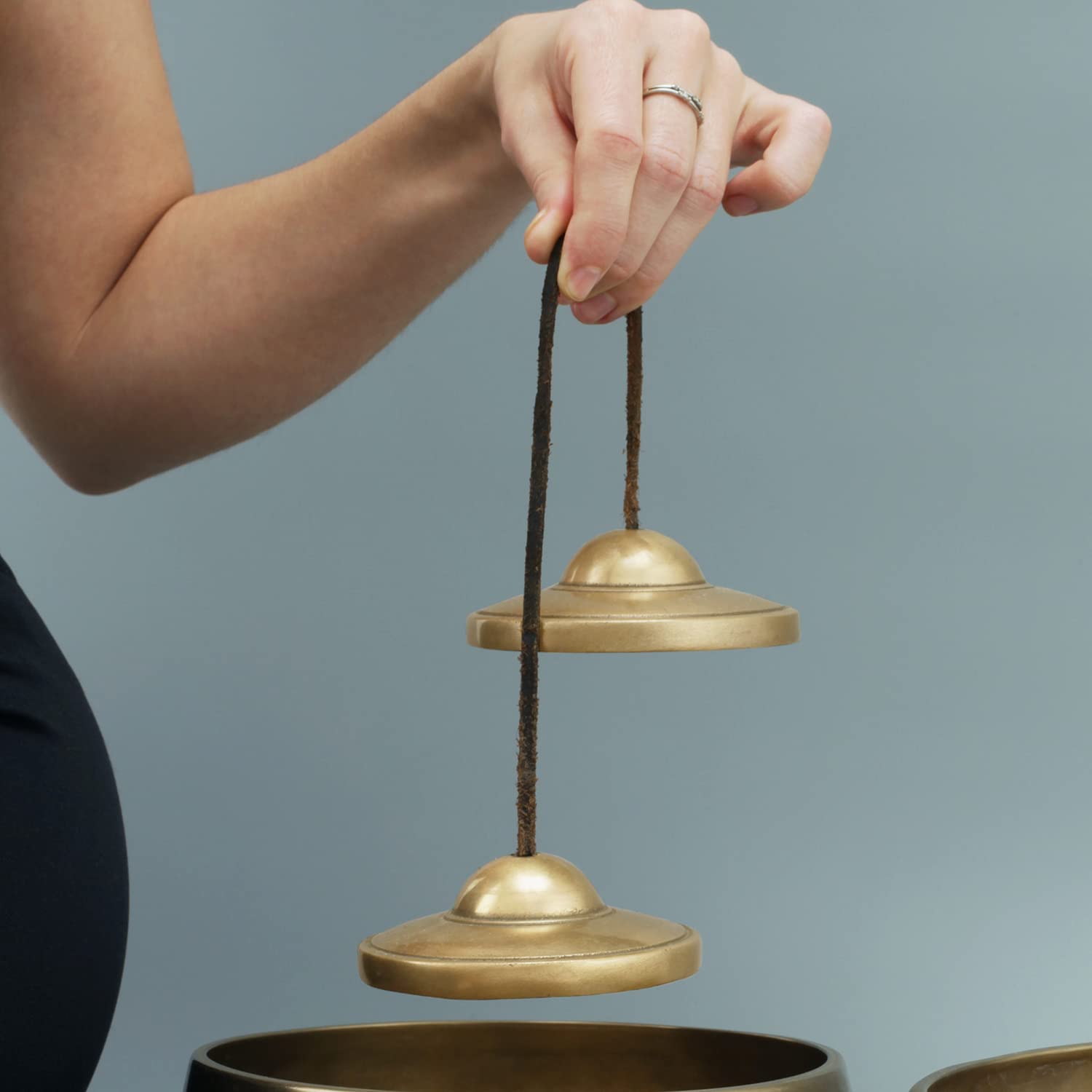 ZenBless Tibetan Tingsha Cymbals 2pcs, with Storage Box and Fabric Case,Meditation Brass Chime Bells for Spiritual Healing Mindfulness, Yoga Buddhist, Relaxation Musical Instruments