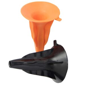 BESPORTBLE Kids Shooting Game 2pcs Orange Arrows Hunting for Replacement Outdoor+ and Black Cup Archery Kids Bow Cups Suction Outdoor Accessories