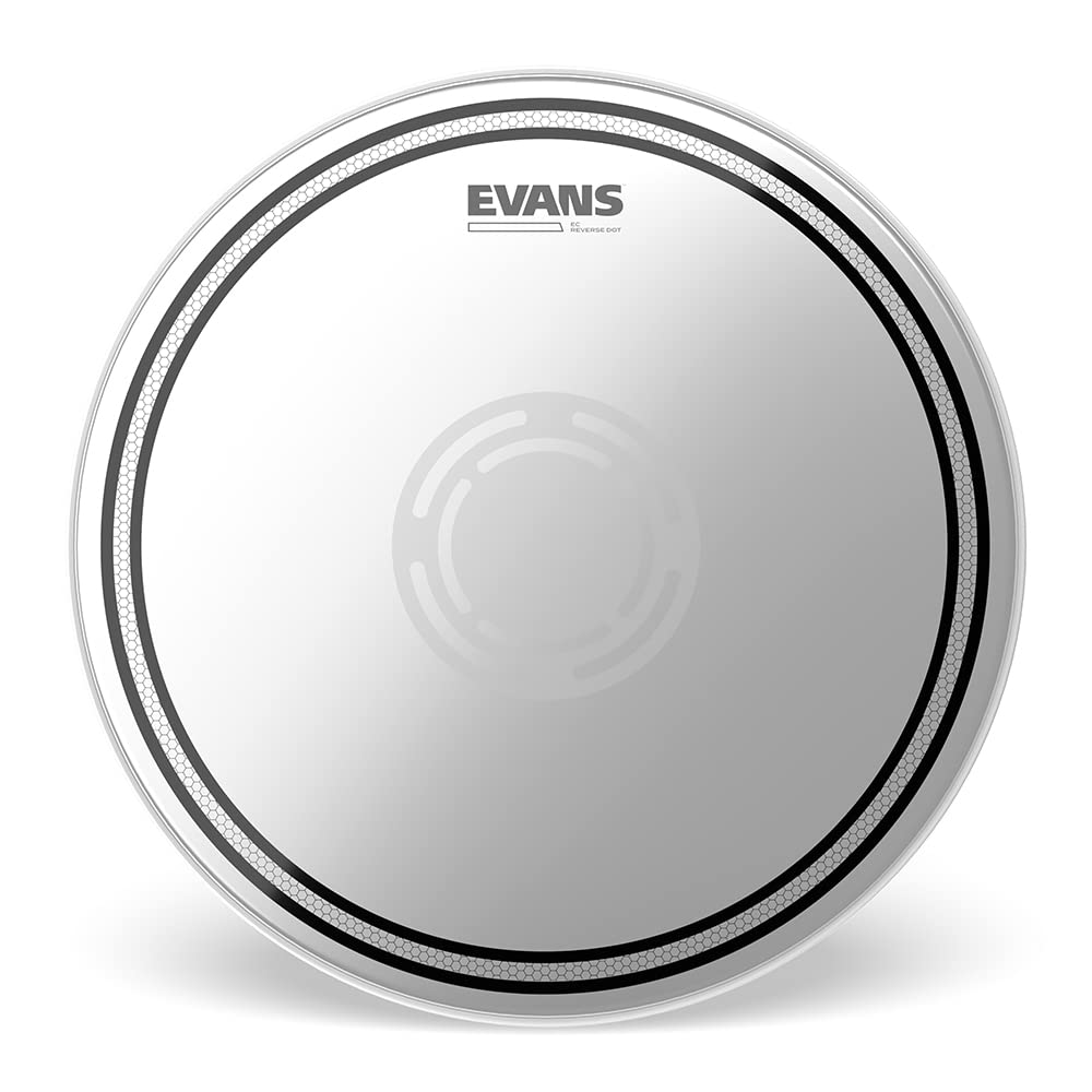 Evans Snare Drum Tune Up Kit - 14 Inch Snare Drum Heads - EC Reverse Dot and Clear Resonant Drumheads - EQ Pods - Snare Wires - Drumsticks - Maintenance Accessories