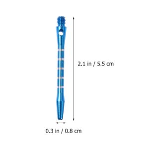 BESPORTBLE Throwing Toy Darts Replacement Dart Aluminium Dart Shaft Dart Shafts for Steel Tip Flying Toys Practical Aluminium Alloy Dart Shafts Dart Accessories Aluminum Rod Aluminum Alloy