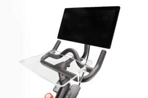 tfd the tray3d | compatible with peloton bike gen 3 & bike+ (both models), made in the usa, laptop & desk tray holder | designed with premium grade acrylic materials - the ultimate peloton accessories