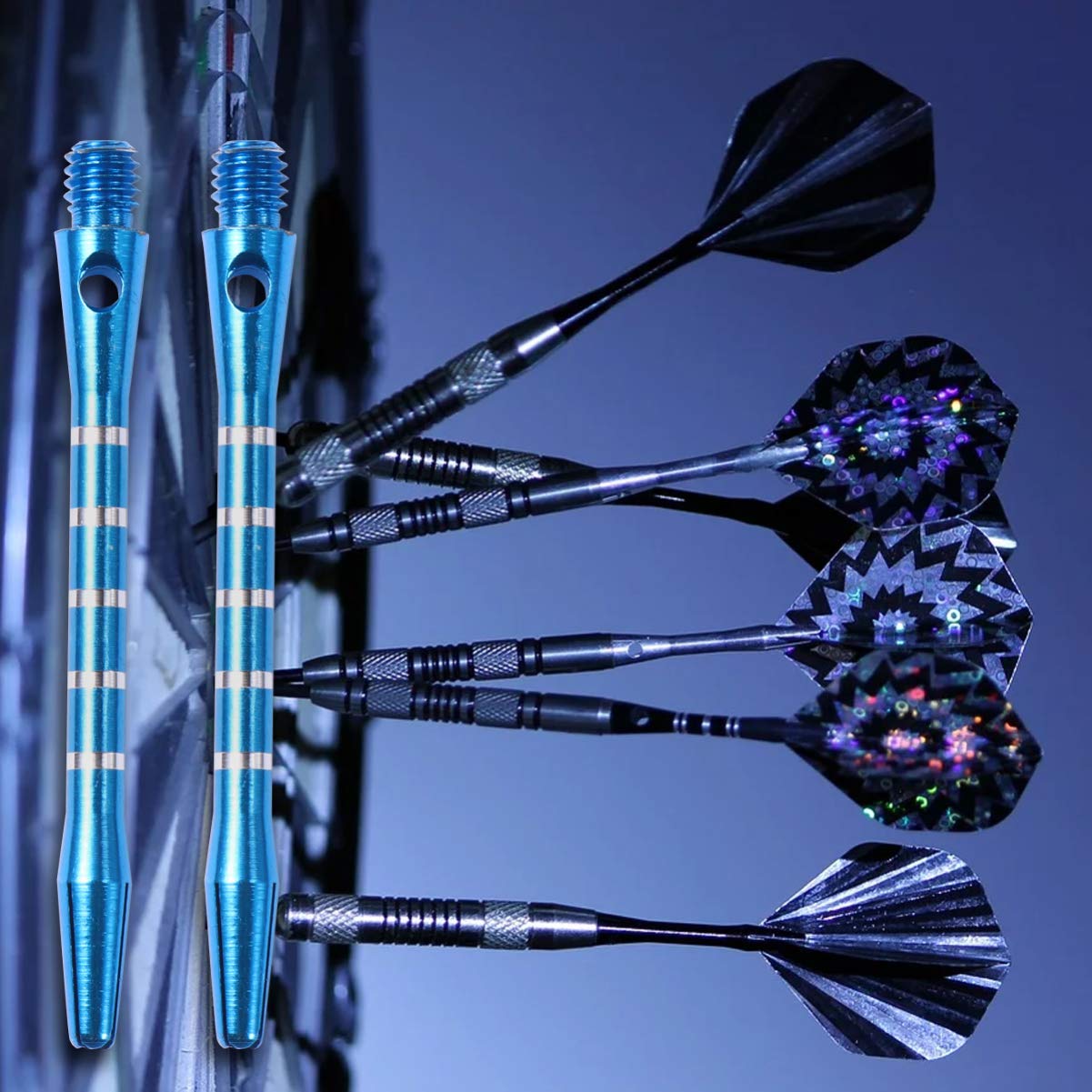 BESPORTBLE Throwing Toy Darts Replacement Dart Aluminium Dart Shaft Dart Shafts for Steel Tip Flying Toys Practical Aluminium Alloy Dart Shafts Dart Accessories Aluminum Rod Aluminum Alloy