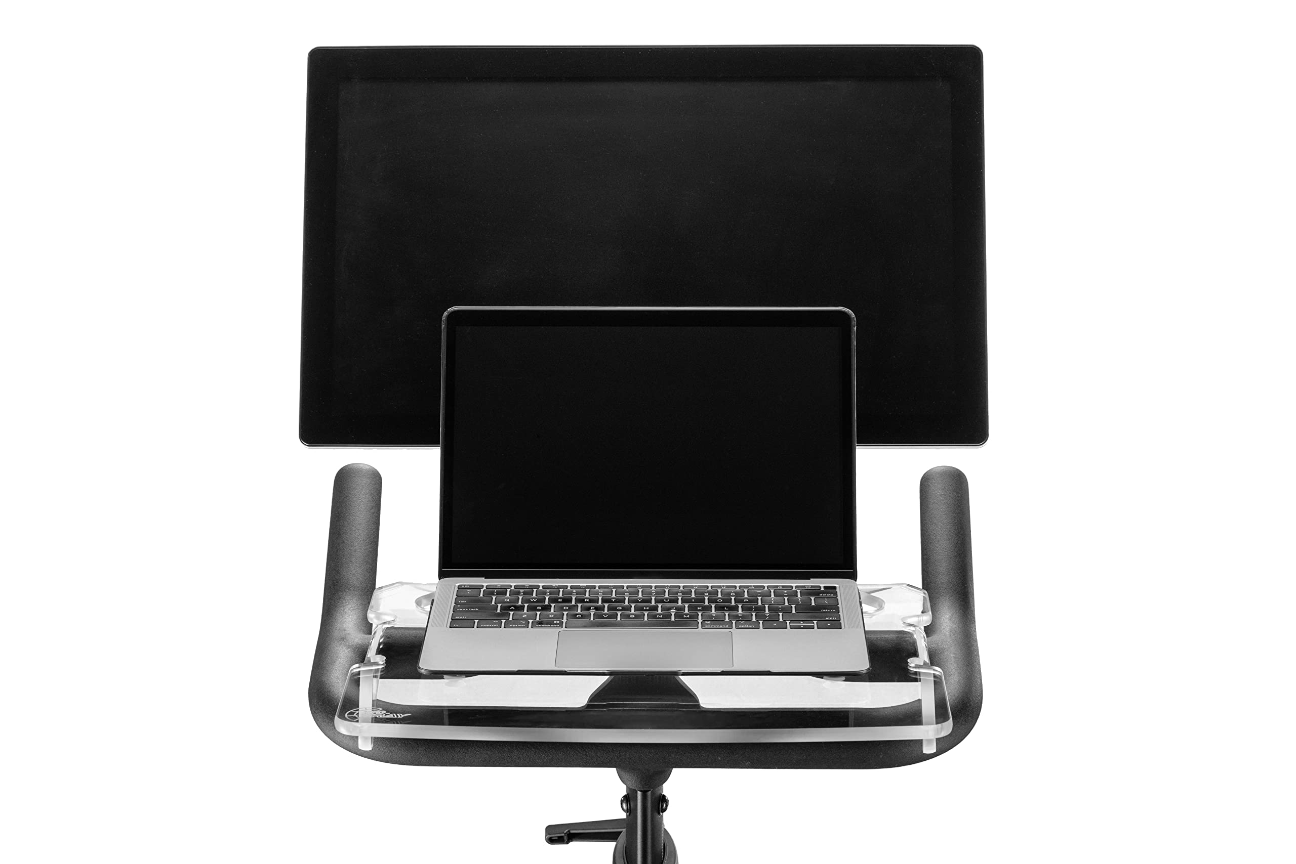 TFD The Tray3D | Compatible with Peloton Bike Gen 3 & Bike+ (Both Models), Made in the USA, Laptop & Desk Tray Holder | Designed with Premium Grade Acrylic Materials - The Ultimate Peloton Accessories