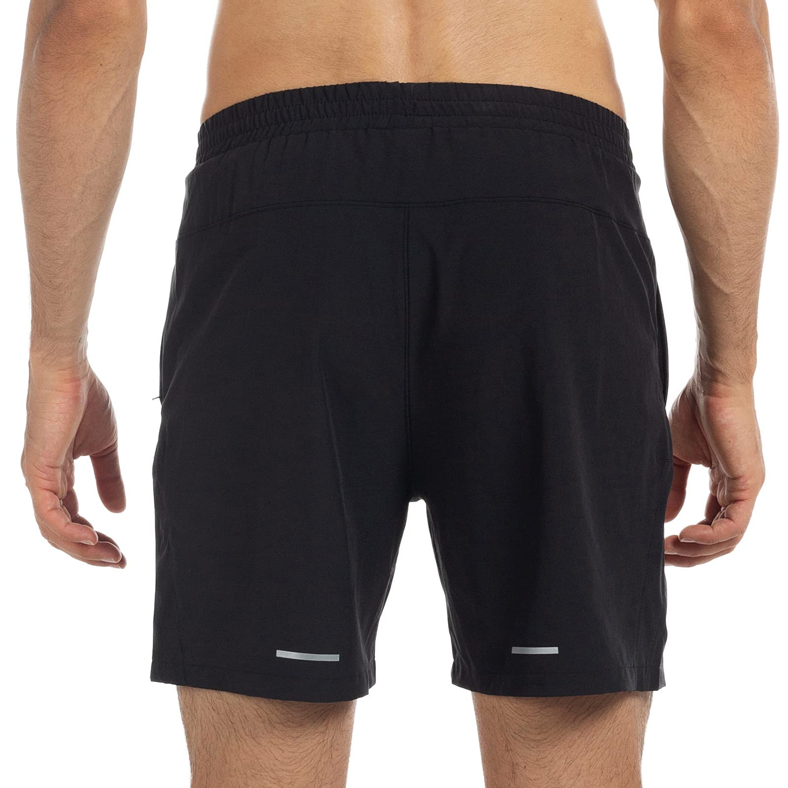 GRAMVAL Running Shorts 6" Quick Dry Gym Athletic Workout Shorts for Men with Pockets Black