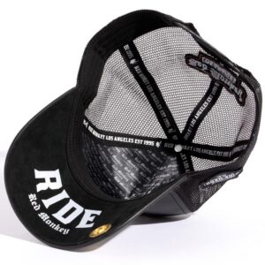 Red Monkey Riders Black RM1399 Limited Edition Unisex Trucker Hat