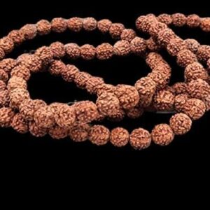 Original Rudraksha Mala With Certificate For Wearing And Japa Mala (5 Mukhi Mala, 108 Beads Mala Rosary Garland)