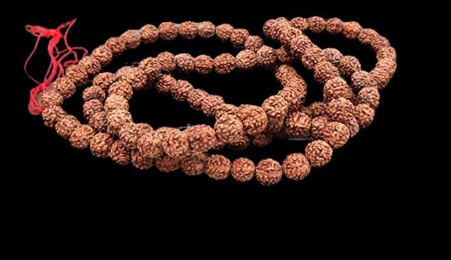 Original Rudraksha Mala With Certificate For Wearing And Japa Mala (5 Mukhi Mala, 108 Beads Mala Rosary Garland)