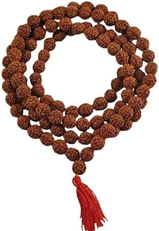 Original Rudraksha Mala With Certificate For Wearing And Japa Mala (5 Mukhi Mala, 108 Beads Mala Rosary Garland)