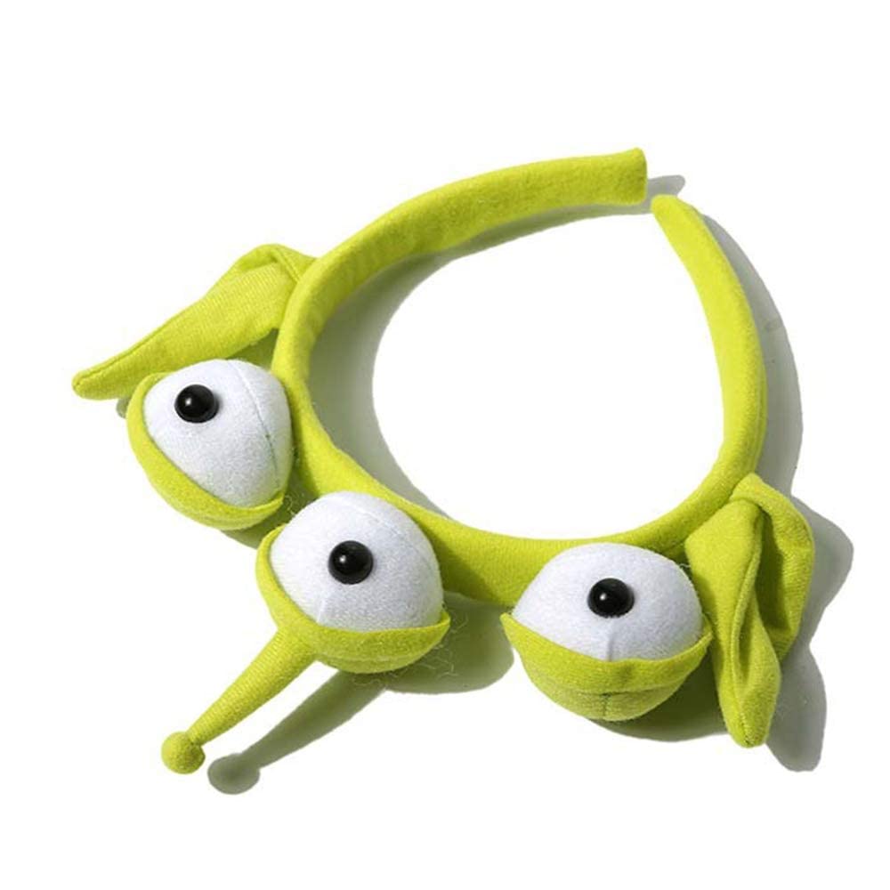 Sheicon Alien Monster Headband Eyeball Hairband Plush Toys Alien Headband for Halloween Costume Hair Accessories (Monster Headband)