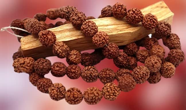 Original Rudraksha Mala With Certificate For Wearing And Japa Mala (5 Mukhi Mala, 108 Beads Mala Rosary Garland)