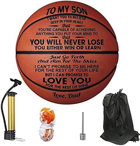 PRSTENLY to My Son Basketball, to My Son Leather Journal