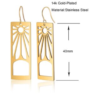 Tanjirou Drop Dangle Earrings, Anime Kamado Tanjiro Drop Earrings Cosplay Accessories Jewelry for Women