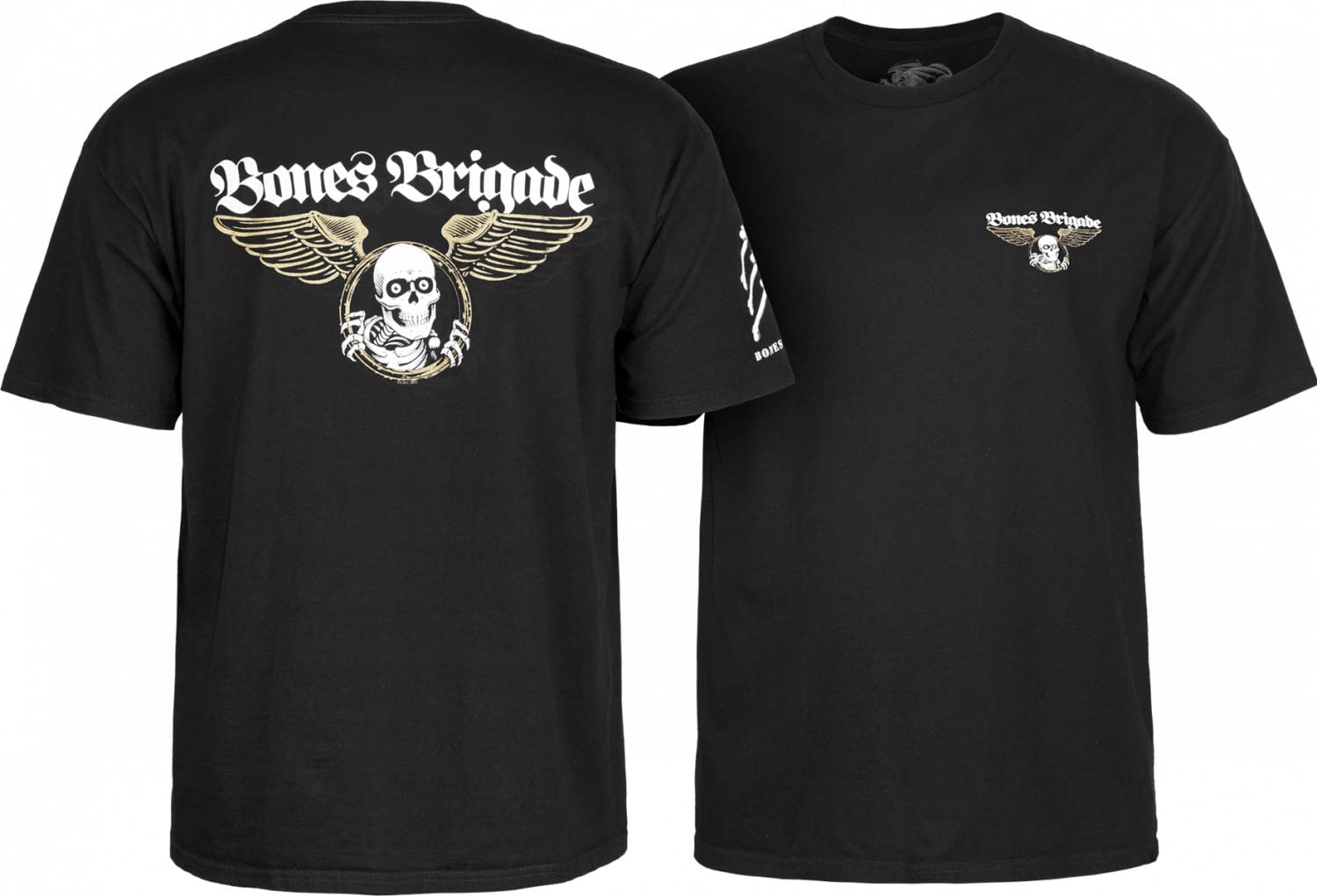 Powell Peralta Bones Brigade Autobiography T-Shirt Black MD Medium