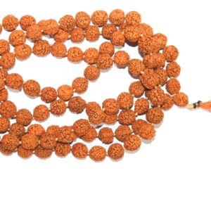 Original Rudraksha Mala With Certificate For Wearing And Japa Mala (5 Mukhi Mala, 108 Beads Mala Rosary Garland)