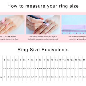 Arvaleff 925 Sterling Silver Rings for Women Wedding Band V Shaped Cubic Zirconia Engagement Eternity Ring Thin Stackable Comfort Fit Size 6.5