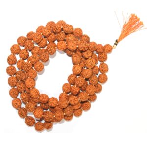 Original Rudraksha Mala With Certificate For Wearing And Japa Mala (5 Mukhi Mala, 108 Beads Mala Rosary Garland)